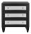 Aiden 3 Drawer Chest in Black For Sale