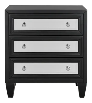 Aiden 3 Drawer Chest in Black