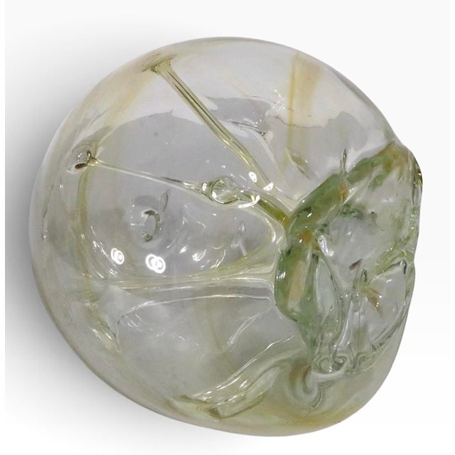 Art Glass Witch's Ball by Peter Bramhall C. 1976 For Sale In New York - Image 6 of 13