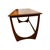 Mid-Century Modern Sculptural Walnut Coffee Table – Vintage MCM Crescent U-Base Low Table. For Sale - Image 4 of 8