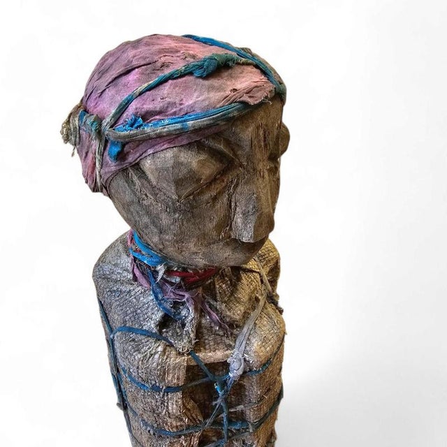 African Multi Material Figure, 1970s For Sale - Image 18 of 18