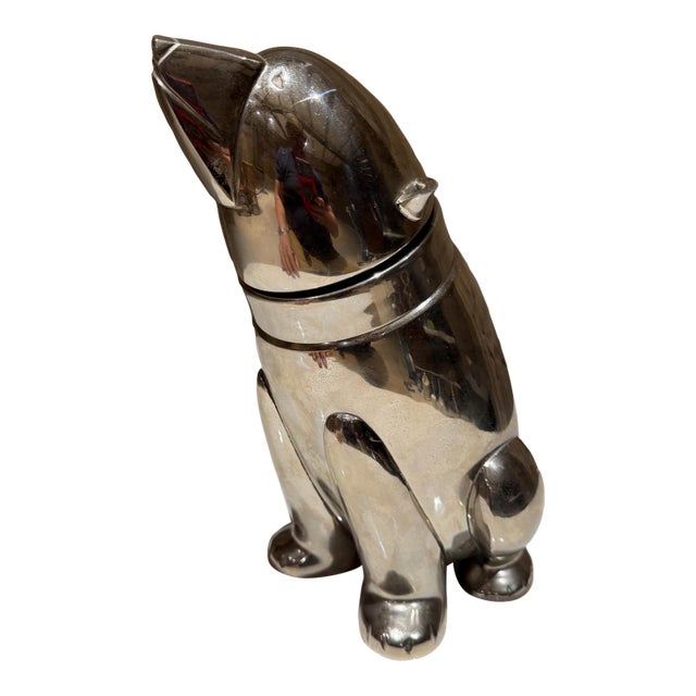 Mid Century Modern Polar Bear Cocktail Shaker Art Deco Style For Sale