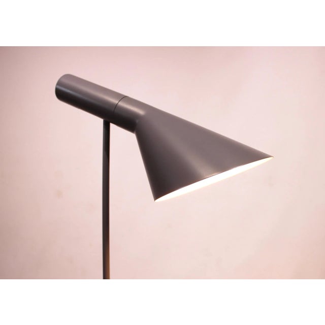 Louis Poulsen Grey Floor Lamp by Arne Jacobsen for Louis Poulsen, 1990s For Sale - Image 4 of 7
