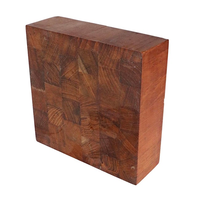 Mid 20th Century Mid Century Teak Bowl With Original Chop Knife by Ernest Sohn For Sale - Image 5 of 7