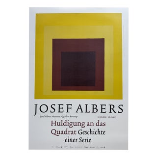 Study for Homage to the Square Exhibition Poster in the style of Josef Albers, 2022 For Sale
