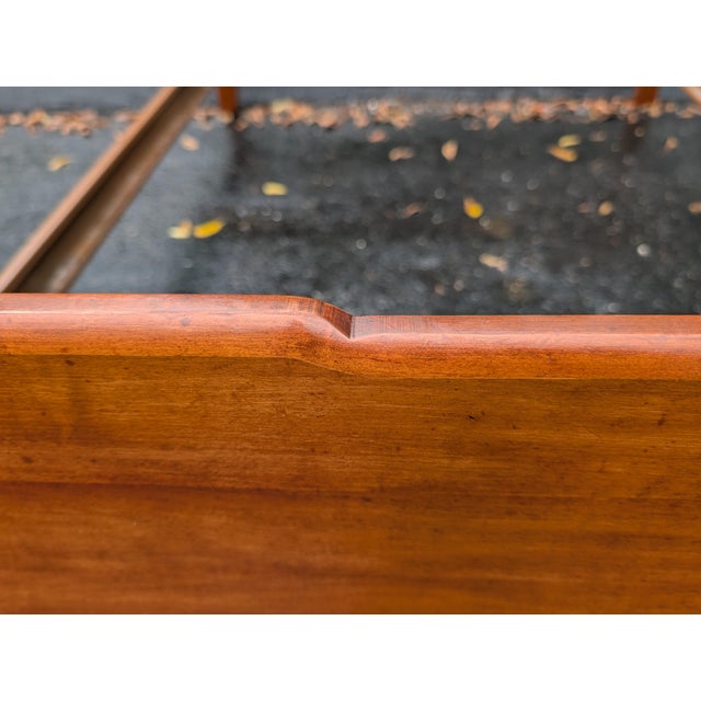 Vintage Cushman Style Colonial Maple Full-Size Bedframe For Sale - Image 9 of 10