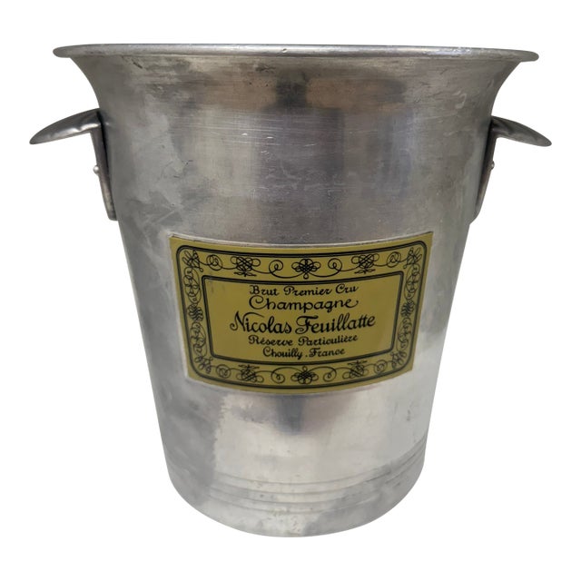 Vintage French Champagne Bucket · Nicolas Feuillatte For Sale