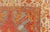 Terra Cotta Antique Turkish Oushak Rug With Tribal Medallion Design in Terracotta and Blue 10'0 X 13'8 For Sale - Image 8 of 12