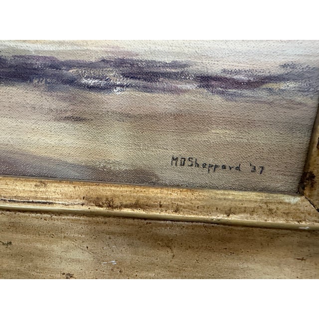 Impressionist Marie Osborne Sheppard, California Landscape 1937 For Sale - Image 3 of 14