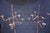 Metal Pair of Early 20th Century Spanish Colonial Standing Wrought Iron Candelabras For Sale - Image 7 of 9