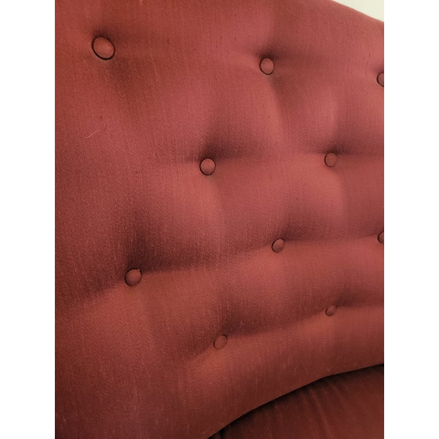 1930s Hollywood Regency Style Thomasville "The Contessa" Curved Sectional Sofa - Humphrey Bogart Collection For Sale In Charlotte - Image 6 of 8