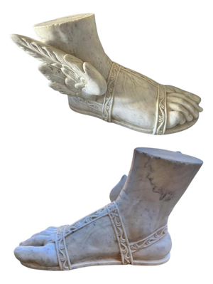 Antique Italian Feet of Mercury, 1800s