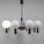Italian Chrome-Plated Chandelier, 1970s, in Very Good conditions. Designed 1970 to 1979 Up to 250V (Europe/UK...