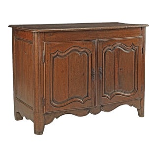 Antique French Provincial Louis XV Period Carved Oak Buffet Sideboard For Sale
