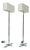 Maxalto "Leukon Cl2" Chrome Floor Lamps by Antonio Citterio for B&b Italia - a Pair For Sale