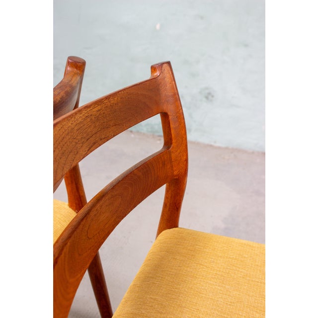 Danish Model 84 Chairs in Teak by Niels Otto Möller for J.L. Møllers, 1960s, Set of 4, in Good conditions. Designed 1960...