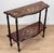 Vintage Italian Rococo Marquetry Fruitwood Console Hall Table For Sale - Image 4 of 12
