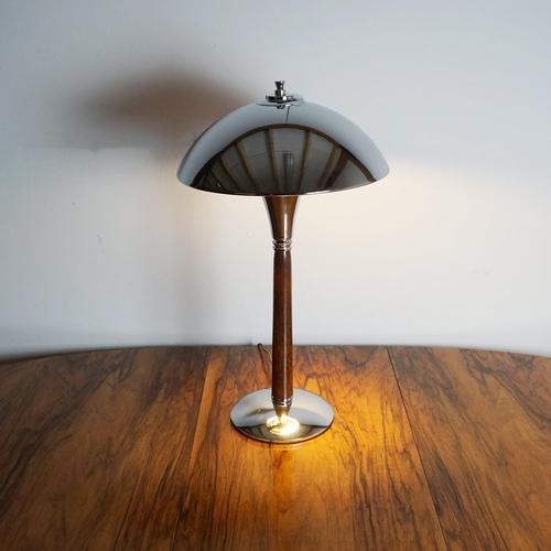 Art Deco Bakelite Dome Lamp, 1940s For Sale - Image 3 of 4