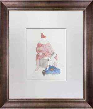 1940s Vintage Pablo Picasso Lithograph Limited Edition "Saltimbanques" Print