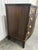 Colonial Serpentine Hepplewhite Mahogany Chest For Sale - Image 4 of 12