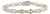 Contemporary 14.8 CTW Oval Lemon Topaz & Round Zircon Sterling Silver Tennis Bracelet For Sale