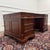 English Partner Desk with Green Leather For Sale - Image 5 of 18