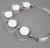 Judith Hendler Transparent and White Acrylic Neck-Ring Necklace For Sale - Image 4 of 13