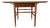 1950s Drop Leaf Walnut Side Table Copenhagen Lane Altavista For Sale