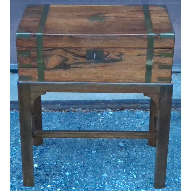 19th Century George III Rosewood Lap Desk on Stand, Circa 1810s For Sale - Image 12 of 16