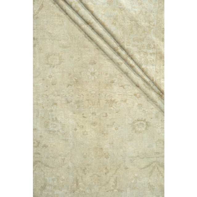 White Antique Circa 1890 Subdued Rug 11ft X 15ft 6in For Sale - Image 8 of 8