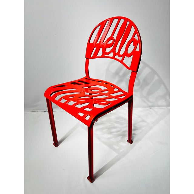 Hello There Chair in Red by Jeremy Harvey for Artifort, 2005 For Sale - Image 11 of 11