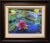 Eric Wallis "A Pink One" Original Impressionist Style Oil Painting, Framed For Sale - Image 9 of 9