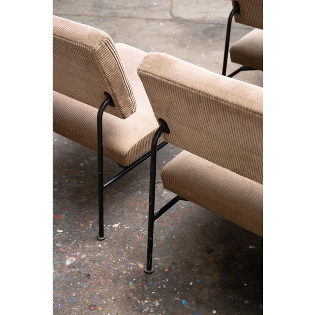 Metal Vintage French ST 683 Chairs by Eddie Harlis, 1956 For Sale - Image 7 of 8