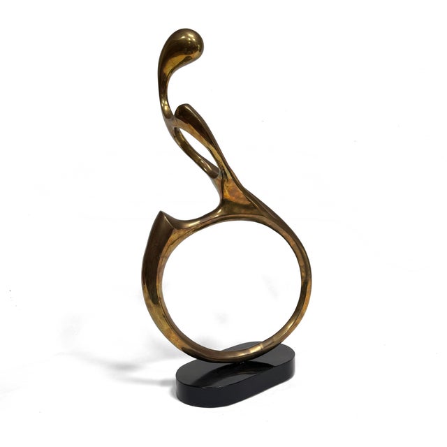 Bronze Bronze Biomorphic Abstract Sculpture For Sale - Image 8 of 12