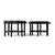 Pair of Ficks Reed Dark Rattan and White Hexagon Side Tables 1950s For Sale - Image 11 of 12