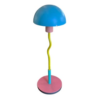 Vintage British Table Lamp, 1980s For Sale