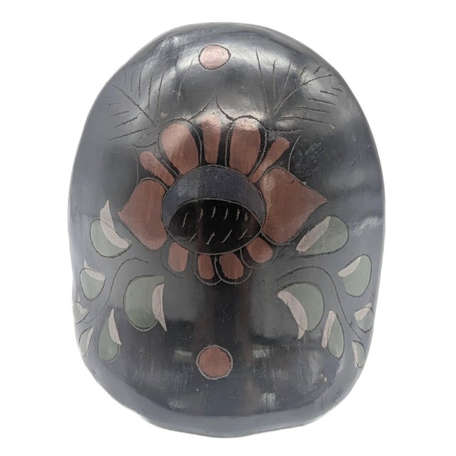 Majolica Tonalá Mexico Owl Ceramic Figurine For Sale - Image 4 of 11