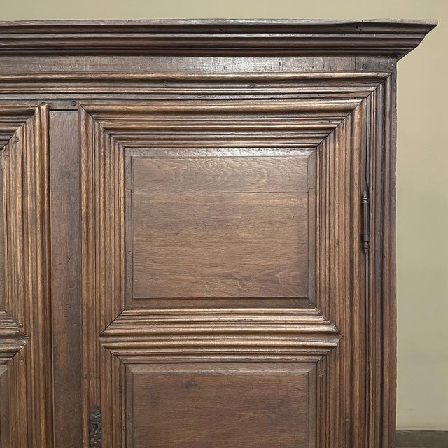 18th Century Rustic Country French Oak Armoire For Sale - Image 15 of 18