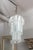 Transparent 1960s Venini Style Murano Glass "Wedding Cake" Chandelier, Italy For Sale - Image 8 of 12