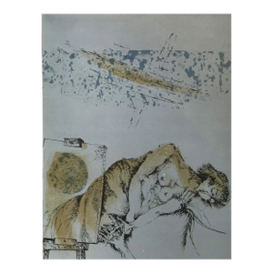 1979 Luc Simon Original Lithograph Untitled 11