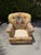 Vintage Sherrill Floral Upholstered Swivel Lounge Chair For Sale - Image 10 of 12
