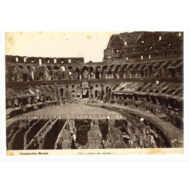 Baths of Caracalla is a vintage photograph realized by Ludovico Tuminello in the early 20th Century. Titled on the lower....