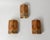 Swedish Sculptural Pine Wall Sconces, 1980s, Set of 3 For Sale - Image 4 of 18