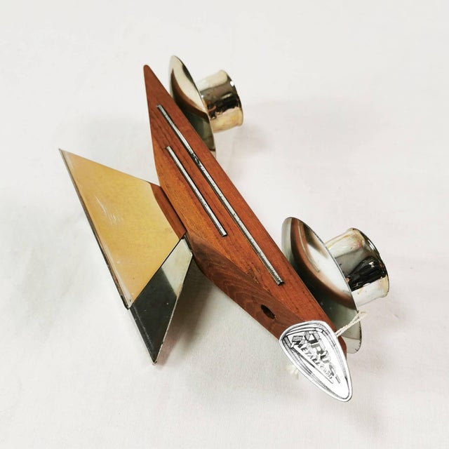 Art Deco Candlestick from Jrus, 1950s For Sale - Image 10 of 12