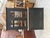 This antique poplar dresser has been fully restored. It consists of an upper section with two glass-paneled doors opening...
