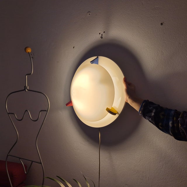 Postmodern Postmodern Stoja Flush Mount by Ettore Sottsass for Ikea, 1990s For Sale - Image 3 of 6