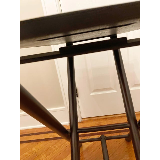 Wood Modern Bamboo Tray With Stand For Sale - Image 7 of 10