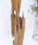 1970s Large Standing 6.5' Tall Abstract Driftwood Sculpture on Wooden Block Base For Sale - Image 5 of 9