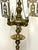 Gold Antique Brass Floor Lamp, 1920s For Sale - Image 8 of 11