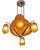 Art Deco Chandelier from Atelier Petitot, France, 1930s For Sale